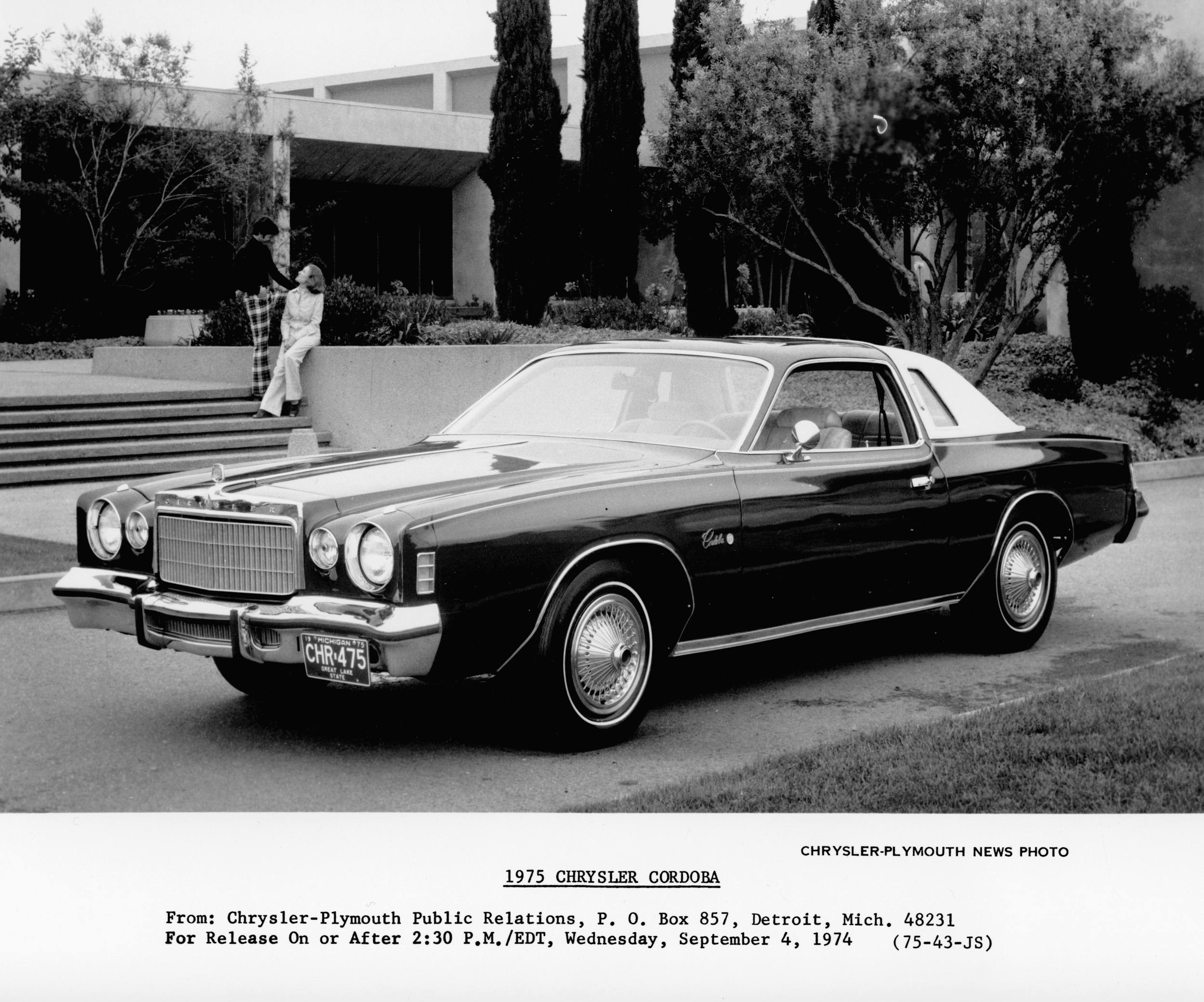 1975 Chrysler Cordoba Factory Pictures Page 1